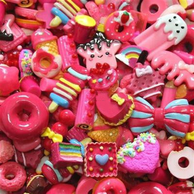Charms Candy Decor For Slime Filler DIY Cake Ornament Phone